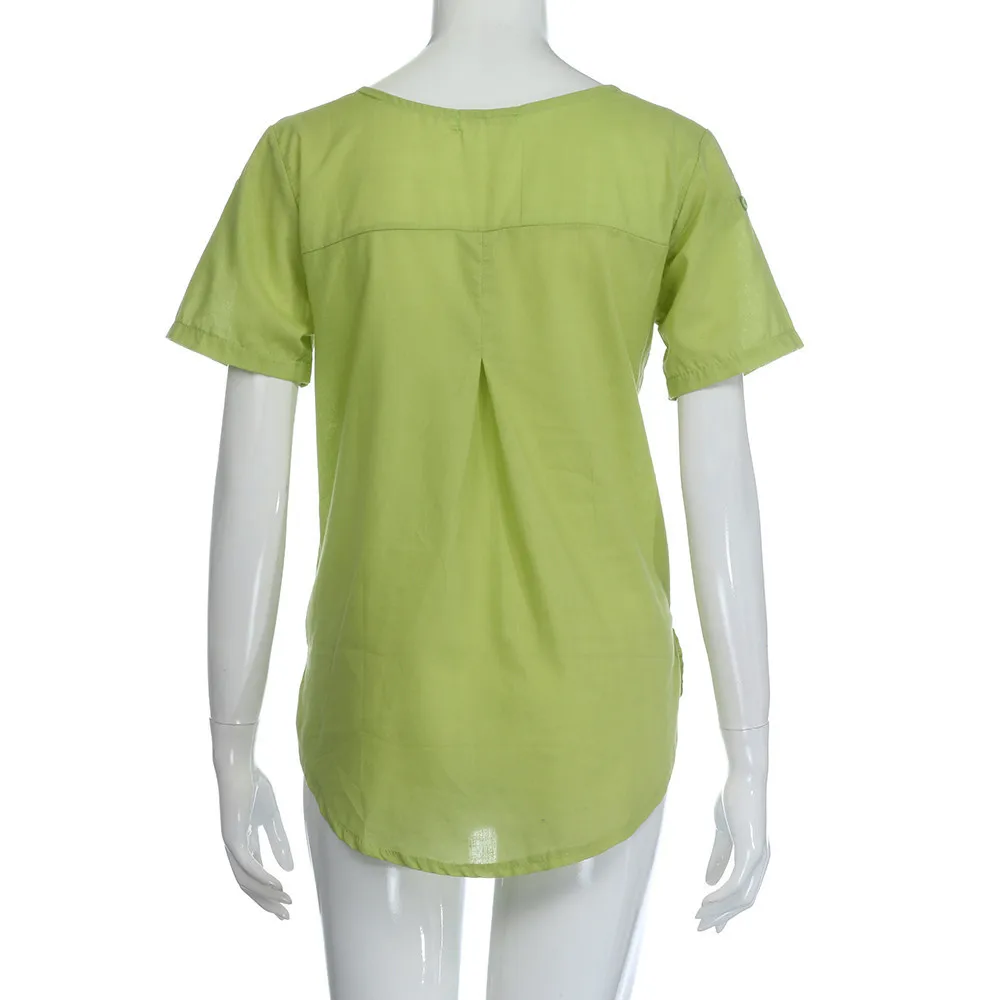 Fashion Tshirt Short Sleeve Summer Blouse Solid O-neck Tunic Top Women Casual Vintage Blouses And Shirts Blusas De Mujer
Fashion Tshirt Short Sleeve Summer Blouse Solid O-neck Tunic Top Women Casual Vintage Blouses And Shirts Blusas De Mujer