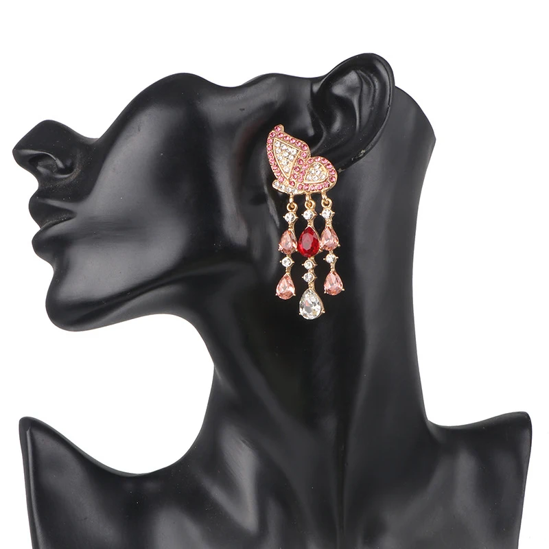 Pinkdudu Fashion Multicolor Crystal Earrings Long Tassel Statement Rhinestone Butterfly Drop Earrings Jewelry for Women OG120
Pinkdudu Fashion Multicolor Crystal Earrings Long Tassel Statement Rhinestone Butterfly Drop Earrings Jewelry for Women OG120