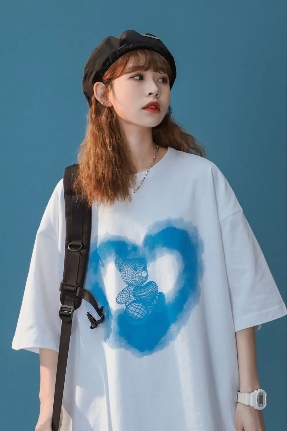 2021 Neutral Trend cotton short sleeve cartoon love loose round neck couple T-shirt h626 P30
2021 Neutral Trend cotton short sleeve cartoon love loose round neck couple T-shirt h626 P30