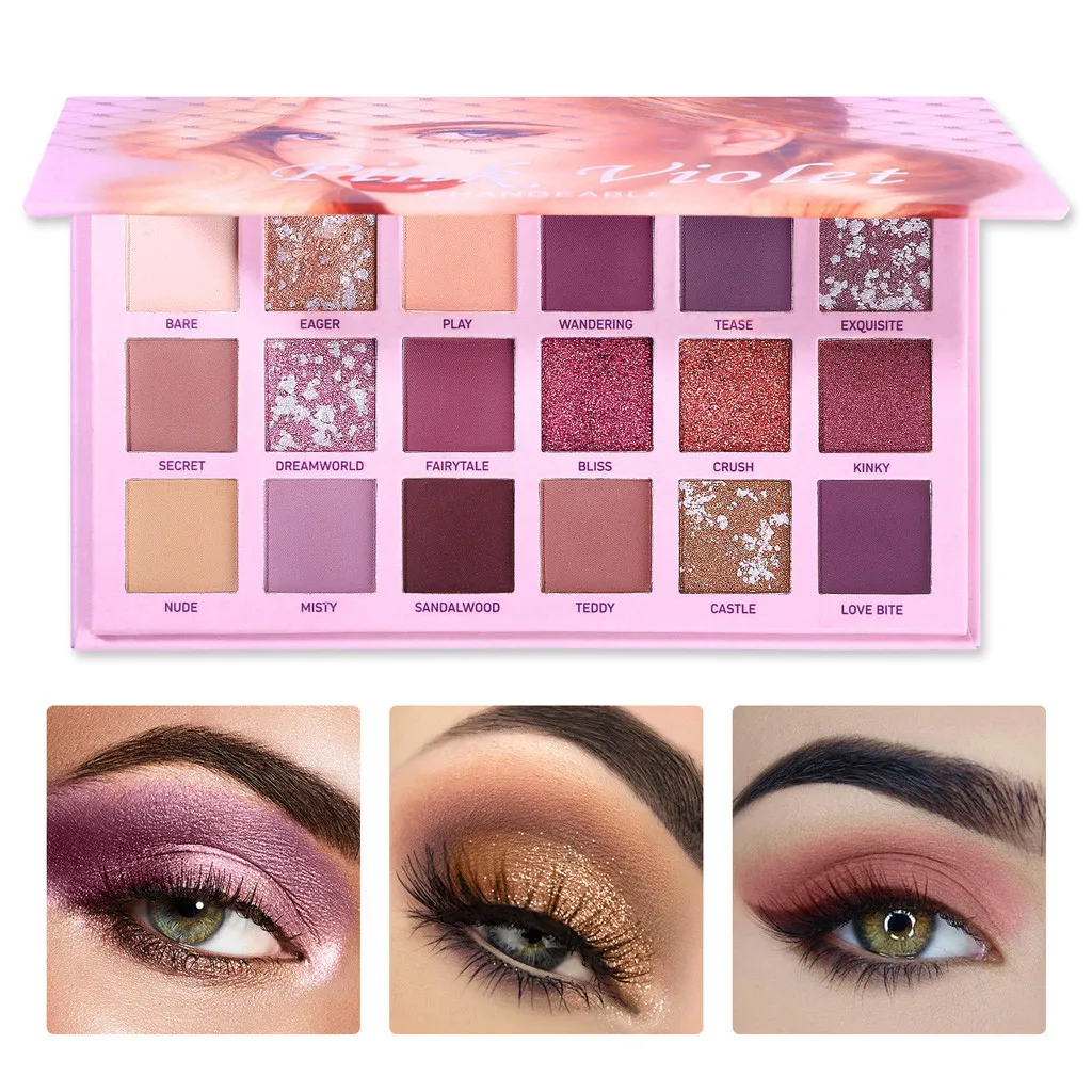 Changeable Nude Eye Shadow Beauty Palette Makeup Kit 18 Colors Matte Shimmer Glitter Eyeshadow Powder Waterproof Pigmented
Changeable Nude Eye Shadow Beauty Palette Makeup Kit 18 Colors Matte Shimmer Glitter Eyeshadow Powder Waterproof Pigmented