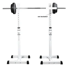 Multifunctional Barbell Squat Stand 8-Gear H eight Adjustment Weight Lifting Barbell Split Type Squat Rack Barbell Semi-Frame