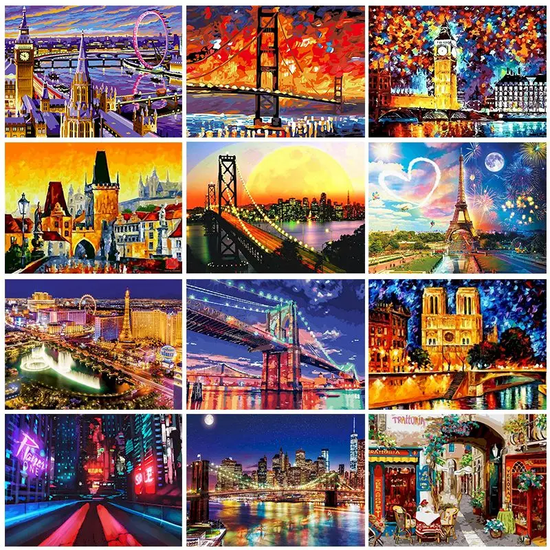 Gatyztory Frame Street Scenic DIY Painting By Numbers Abstract Landscape Canvas Drawing Acrylic Paint HandPainted Art Wall Decor
Gatyztory Frame Street Scenic DIY Painting By Numbers Abstract Landscape Canvas Drawing Acrylic Paint HandPainted Art Wall Decor