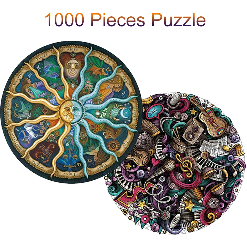 Puzzles For Adults 3D Round Jigsaw Paper 1000 Pieces Table Game Educational Toys Kids Gifts Dropshiping
Puzzles For Adults 3D Round Jigsaw Paper 1000 Pieces Table Game Educational Toys Kids Gifts Dropshiping