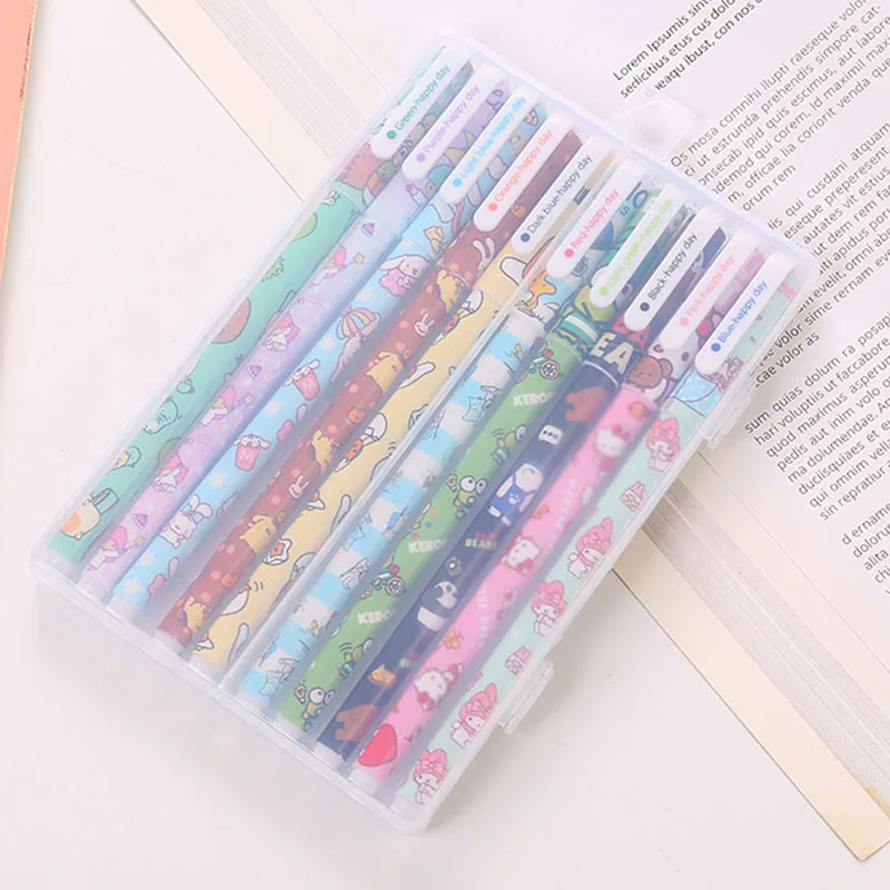 10 box/lot New Cat Dog Gel Pen Set Cute 0.38mm 10 Colors Drawing Pens Office School Writing Supplies Stationery Kids Gift
10 box/lot New Cat Dog Gel Pen Set Cute 0.38mm 10 Colors Drawing Pens Office School Writing Supplies Stationery Kids Gift