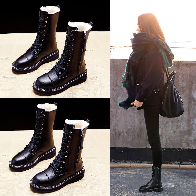 Snow boots 2021 winter new fashion versatile waterproof and anti-skid flat bottom boots middle tube boots cotton shoes
Snow boots 2021 winter new fashion versatile waterproof and anti-skid flat bottom boots middle tube boots cotton shoes
