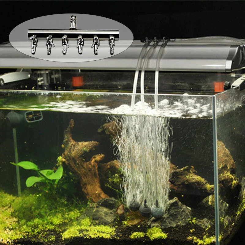6 holes 4mm stainless steel fish tank air control valve air splitter oxygen distributor fish tank water tank air pump splitter
6 holes 4mm stainless steel fish tank air control valve air splitter oxygen distributor fish tank water tank air pump splitter