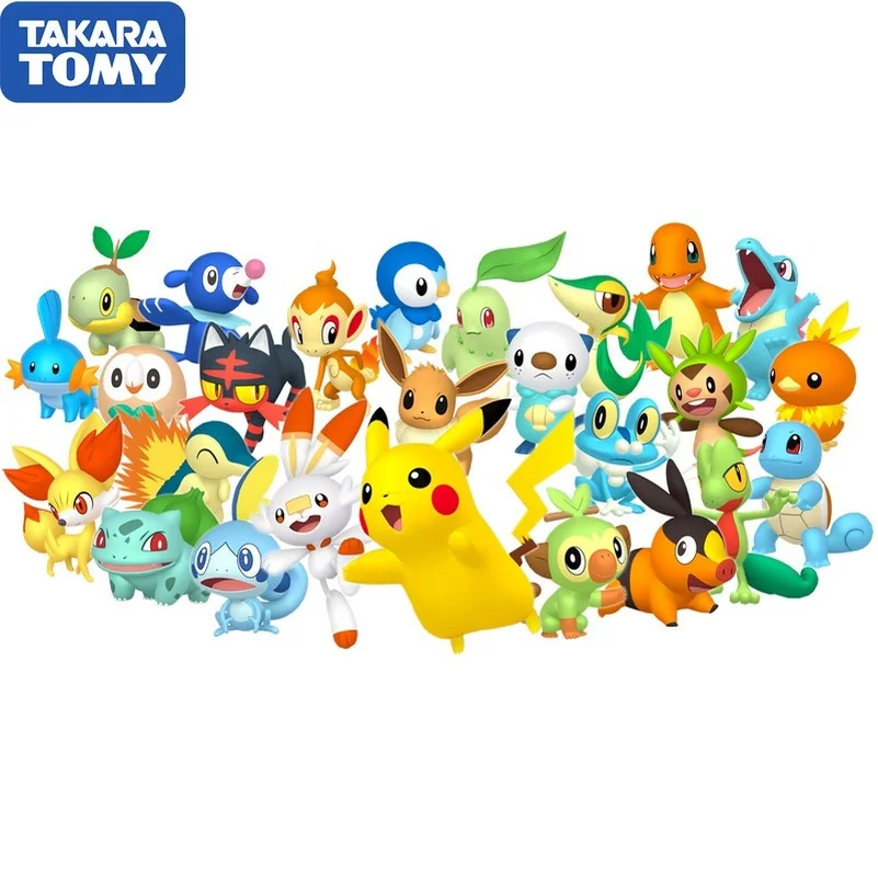 TAKARA TOMY Anime Japan 4-5cm Pokemon Gosanke Chikorita Cyndaquil PVC Action Figure Model Toy Kids Christmas Gifts Mudkip Piplup
TAKARA TOMY Anime Japan 4-5cm Pokemon Gosanke Chikorita Cyndaquil PVC Action Figure Model Toy Kids Christmas Gifts Mudkip Piplup