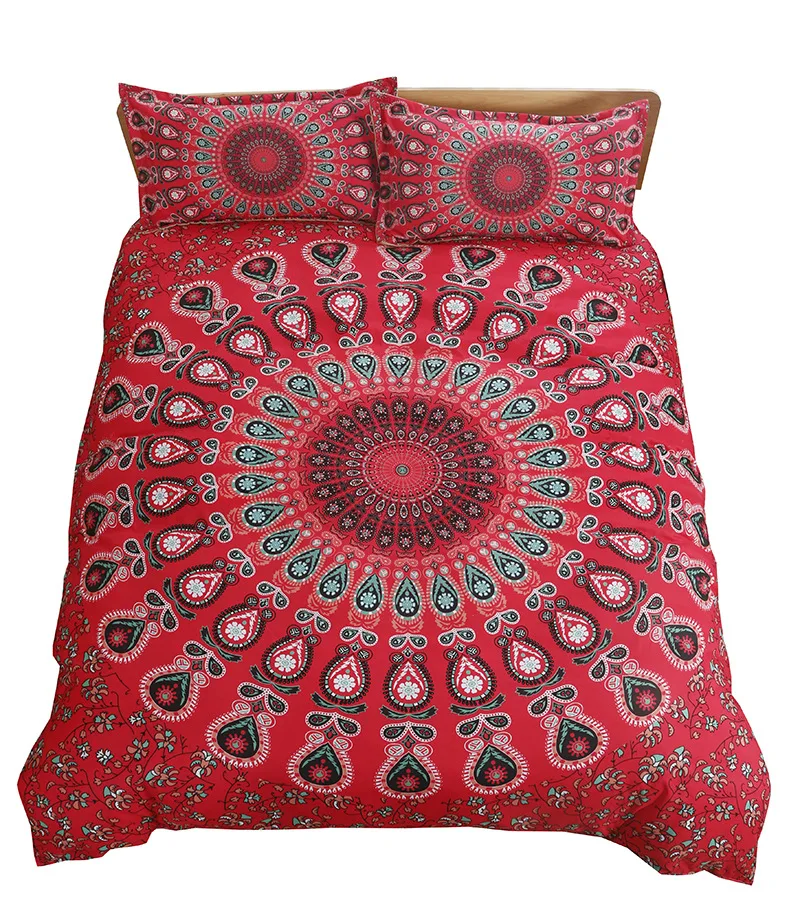 Bohemian Ethnic Style 3-piece Bedding Sets Including Quilt Cover and Pillowcase King Size
Bohemian Ethnic Style 3-piece Bedding Sets Including Quilt Cover and Pillowcase King Size