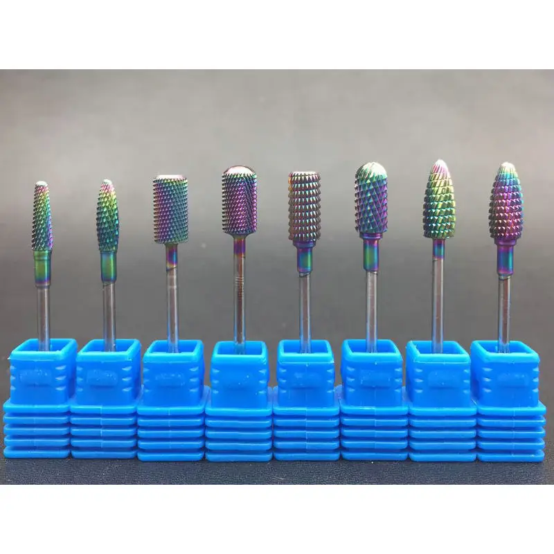 Rainbow Tungsten Steel Nail Polishing Head 3/32 "Colorful Nail Art Sander 2.35mm for Dead Skin Rotary Milling Cutter Drill Bits
Rainbow Tungsten Steel Nail Polishing Head 3/32 "Colorful Nail Art Sander 2.35mm for Dead Skin Rotary Milling Cutter Drill Bits