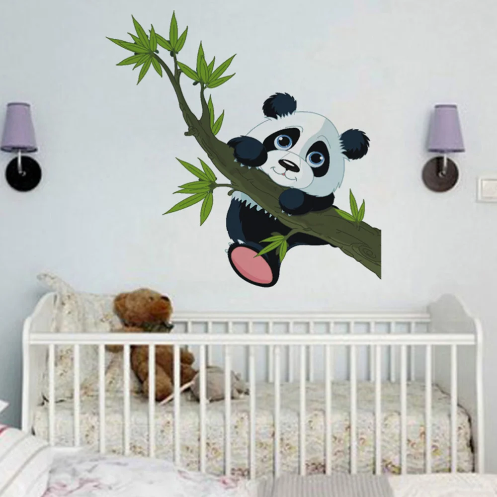 1PC PVC Cartoon Panda Wall Stickers Self-Adhesive Art Decal for Kids Room Living Room Home Office
1PC PVC Cartoon Panda Wall Stickers Self-Adhesive Art Decal for Kids Room Living Room Home Office