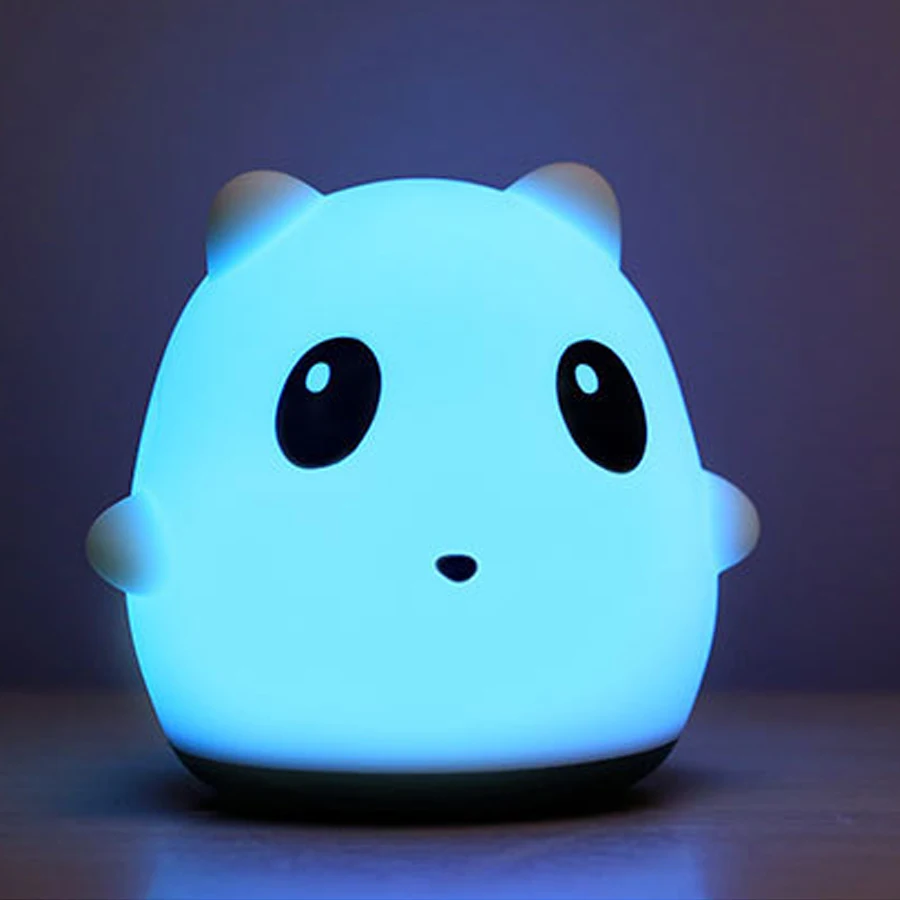 National Treasure Panda pats Nightlight animal atmosphere decompression silicone lamp creative cartoon nightstand lampA573 
National Treasure Panda pats Nightlight animal atmosphere decompression silicone lamp creative cartoon nightstand lampA573