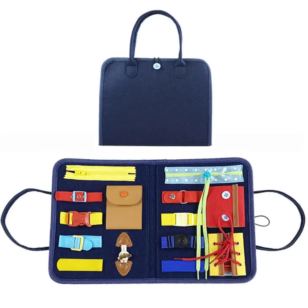 Educational Bag Brain Development Multifunctional Felt Toddlers Foldable Sensory Toy Pack for Gift
Educational Bag Brain Development Multifunctional Felt Toddlers Foldable Sensory Toy Pack for Gift