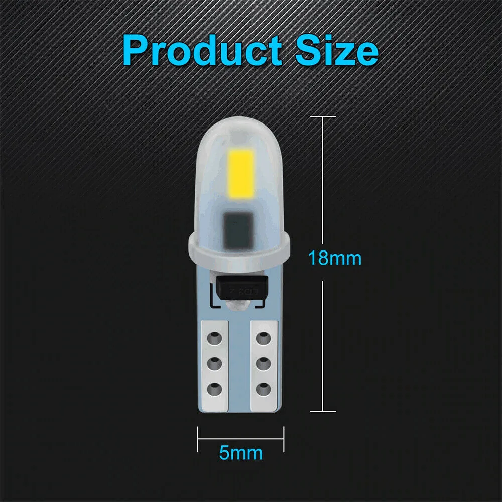 10X White T5 3014 SMD 2 LED Wedge Dashboard Light Warning Instrument Panel Lights Lamps Car Signal Lamp Repacement Accessories
10X White T5 3014 SMD 2 LED Wedge Dashboard Light Warning Instrument Panel Lights Lamps Car Signal Lamp Repacement Accessories