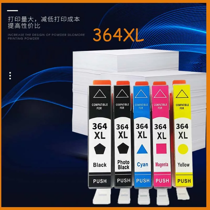 364XL совместимый Замена чернильных картриджей для HP 364 xl Deskjet 3070A 5510 6510 B209a C510a C309a принтер
364XL совместимый Замена чернильных картриджей для HP 364 xl Deskjet 3070A 5510 6510 B209a C510a C309a принтер