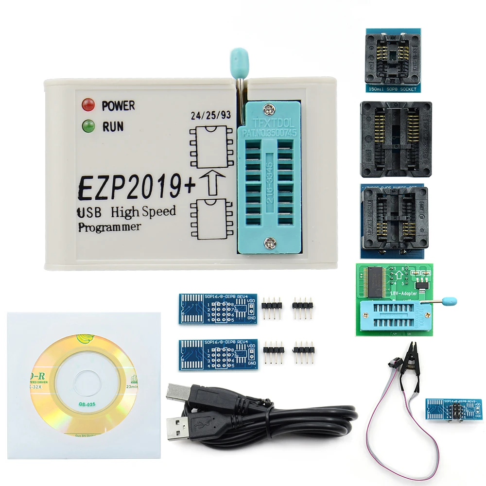Xiaomi новейшая версия EZP2019 полный комплект высокоскоростной USB SPI + 12 адаптер тестовый зажим Sop8/16 Поддержка 24 25 93 EEPROM флеш-Bios Чип
Xiaomi новейшая версия EZP2019 полный комплект высокоскоростной USB SPI + 12 адаптер тестовый зажим Sop8/16 Поддержка 24 25 93 EEPROM флеш-Bios Чип