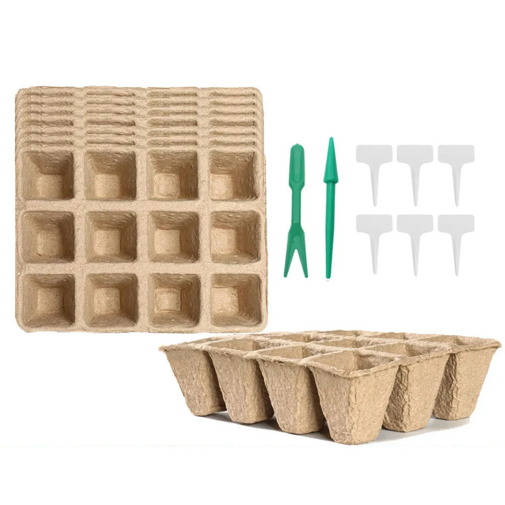 Seed Starter Tray Seedling Pots For Biodegradable Plants Garden Tools 8pcs Plant Tags
Seed Starter Tray Seedling Pots For Biodegradable Plants Garden Tools 8pcs Plant Tags