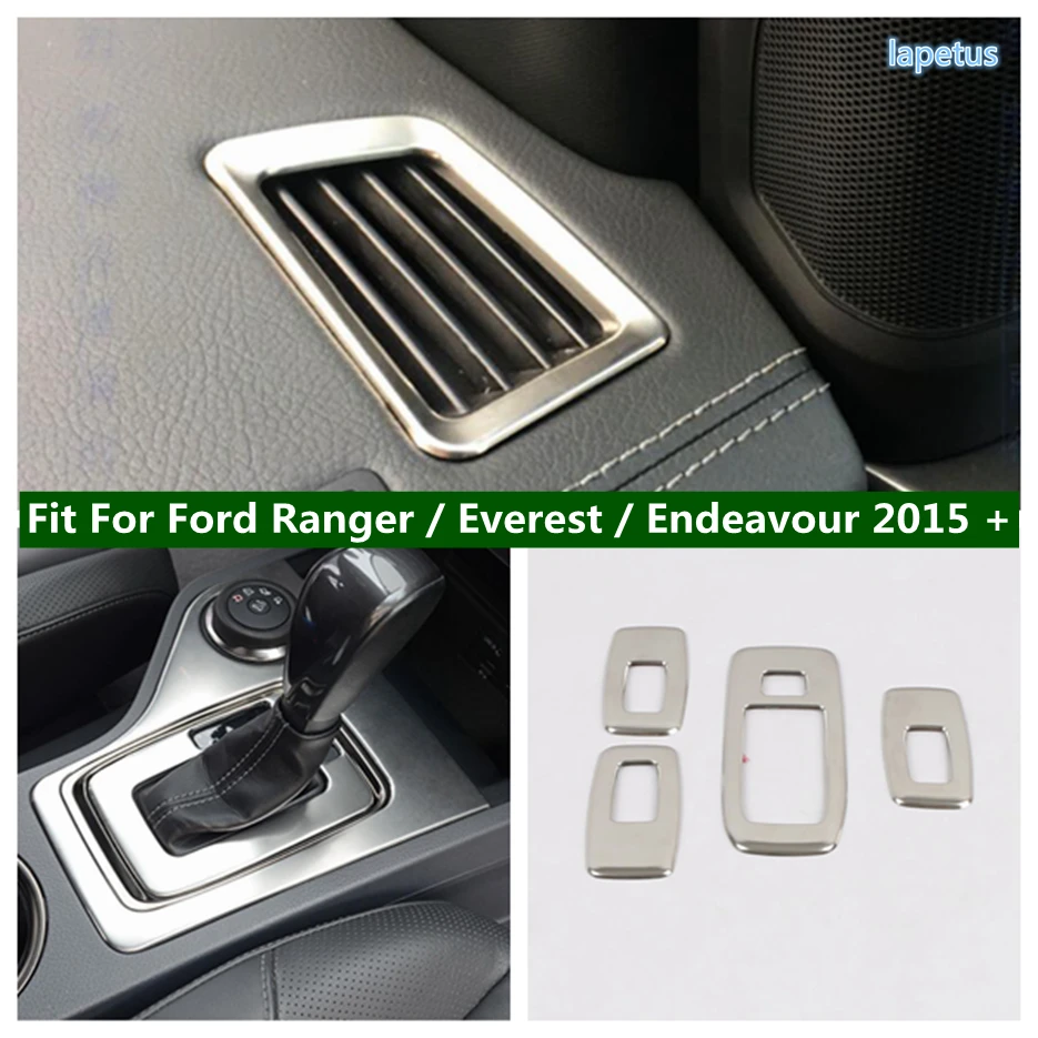 Stainless Steel Gear Shift Panel / Window Switch Button / AC Outlet Cover Trim For Ford Ranger / Everest / Endeavour 2015 - 2020
Stainless Steel Gear Shift Panel / Window Switch Button / AC Outlet Cover Trim For Ford Ranger / Everest / Endeavour 2015 - 2020