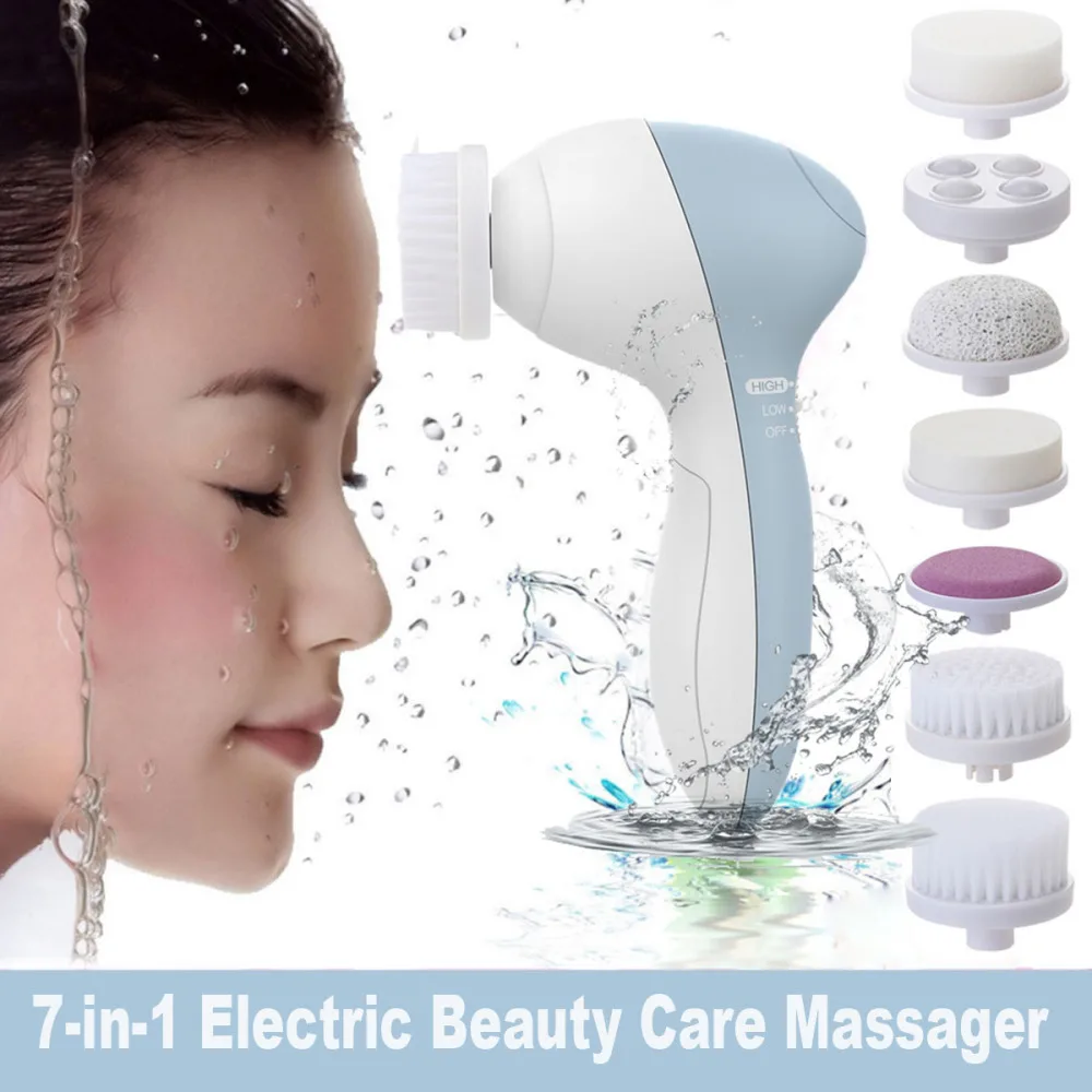 P2017 Portable Waterproof 7-in-1 Beauty Care Massager Facial Massager Cleaner (Light Blue)
P2017 Portable Waterproof 7-in-1 Beauty Care Massager Facial Massager Cleaner (Light Blue)