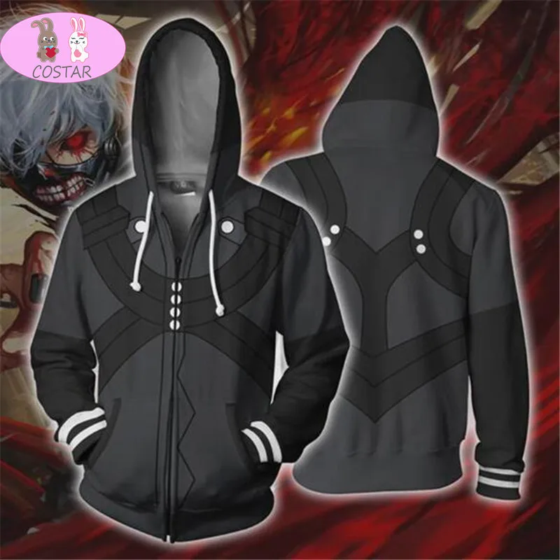 COSTAR Anime Tokyo Ghoul with the same paragraph zipper hoodie Cosplay hoodie sweater men and women sweater New
COSTAR Anime Tokyo Ghoul with the same paragraph zipper hoodie Cosplay hoodie sweater men and women sweater New