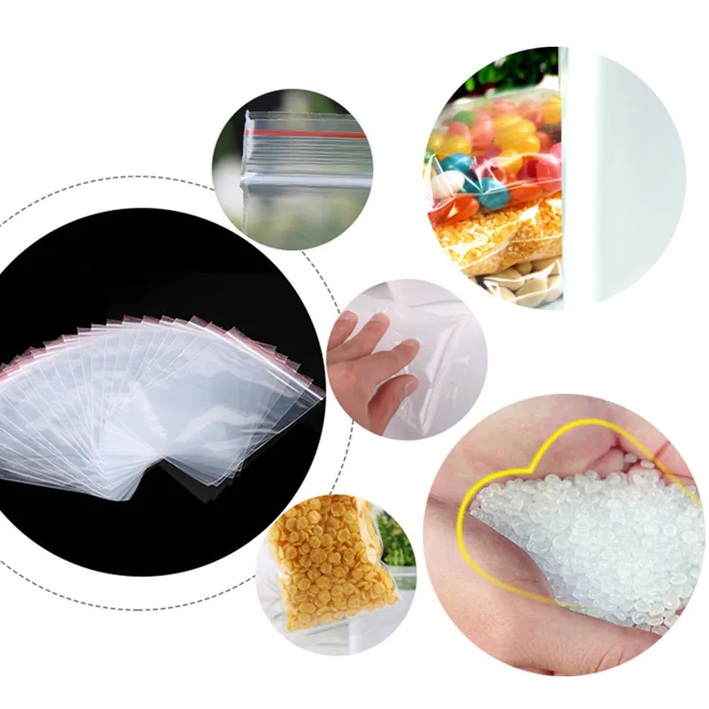 100 PE Ziplock Bags Plastic Bags Recloseable Transparent Storage Bead Jewelry Bag Christmas Candy Snacks Food Bag
100 PE Ziplock Bags Plastic Bags Recloseable Transparent Storage Bead Jewelry Bag Christmas Candy Snacks Food Bag