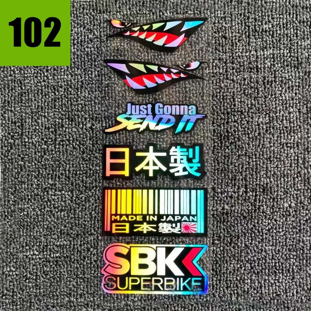 Laser Rainbow JDM Stickers Motorcycle Side Strip Bike Helmet Sticker Car Styling Vinyl Decals
Laser Rainbow JDM Stickers Motorcycle Side Strip Bike Helmet Sticker Car Styling Vinyl Decals