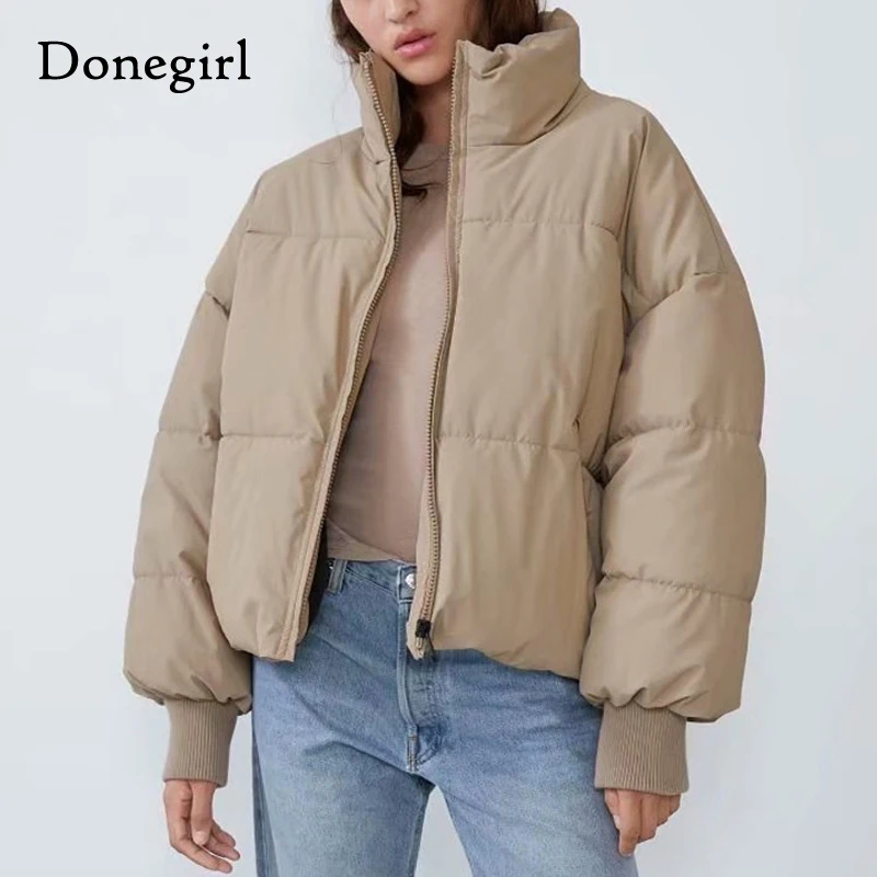New Winter Thicken Women's Short Parkas Coat Solid Stand Collar Warm Parka Female Cotton Padded 2020 Fashion Puffer Jacket
New Winter Thicken Women's Short Parkas Coat Solid Stand Collar Warm Parka Female Cotton Padded 2020 Fashion Puffer Jacket