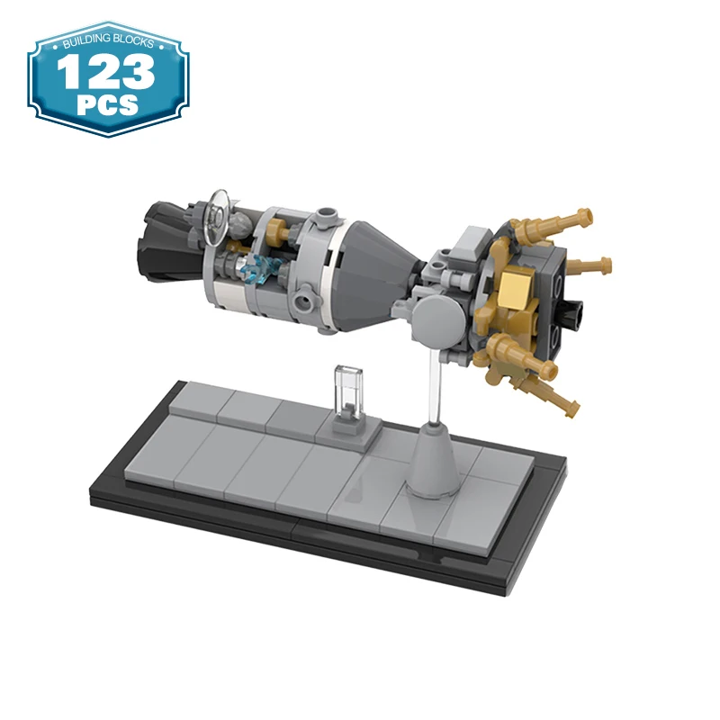 New Moc Spaceship Apoloing 13 High-Tech Moon Landing Rocket Building Blocks Technical Rocket Assembly Military Children Toys
New Moc Spaceship Apoloing 13 High-Tech Moon Landing Rocket Building Blocks Technical Rocket Assembly Military Children Toys