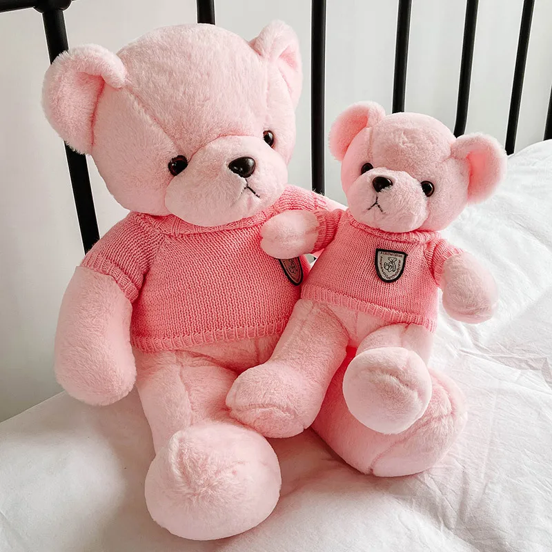 Free ship 40/60cm cute teddy bear plush toy girls pink kawaii doll children birthday gift large stuffed toys pillow hugs 
Free ship 40/60cm cute teddy bear plush toy girls pink kawaii doll children birthday gift large stuffed toys pillow hugs