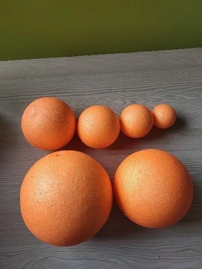 Orange Polystyrene Styrofoam Foam Ball Party Wedding festival stage house decoration DIY handmade materials 18-30cm(diameter)
Orange Polystyrene Styrofoam Foam Ball Party Wedding festival stage house decoration DIY handmade materials 18-30cm(diameter)