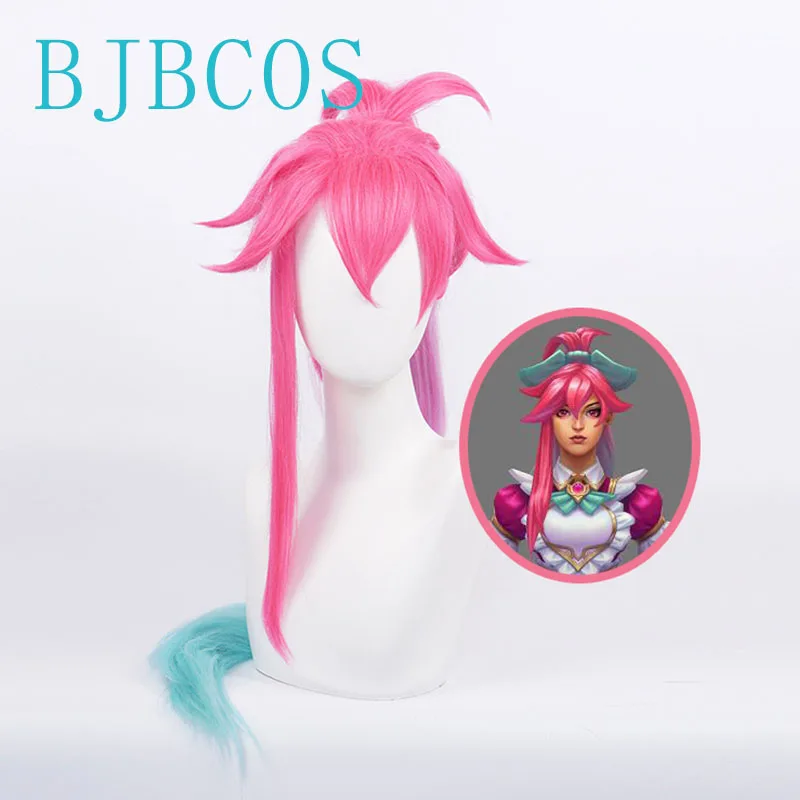 Game LOL Cafe Cutie Sivir Cosplay Wig 85cm Rose Gradient Blue Green Straight Wigs Heat Resistant Synthetic Hair
Game LOL Cafe Cutie Sivir Cosplay Wig 85cm Rose Gradient Blue Green Straight Wigs Heat Resistant Synthetic Hair