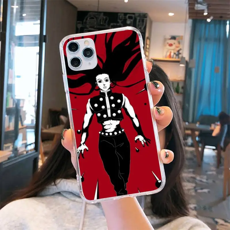 Illumi Zoldyck Hunter x Hunter Phone Case Transparent for iPhone 6 7 8 11 12 s mini pro X XS XR MAX Plus cover funda shell
Illumi Zoldyck Hunter x Hunter Phone Case Transparent for iPhone 6 7 8 11 12 s mini pro X XS XR MAX Plus cover funda shell