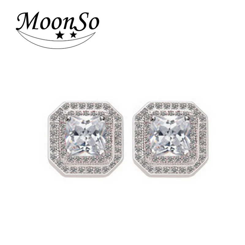 925 Sterling Silver Jewelry set halo Engagement ring round stud earring for Wedding Valentine's Day gift Valentine's Day J4945
925 Sterling Silver Jewelry set halo Engagement ring round stud earring for Wedding Valentine's Day gift Valentine's Day J4945