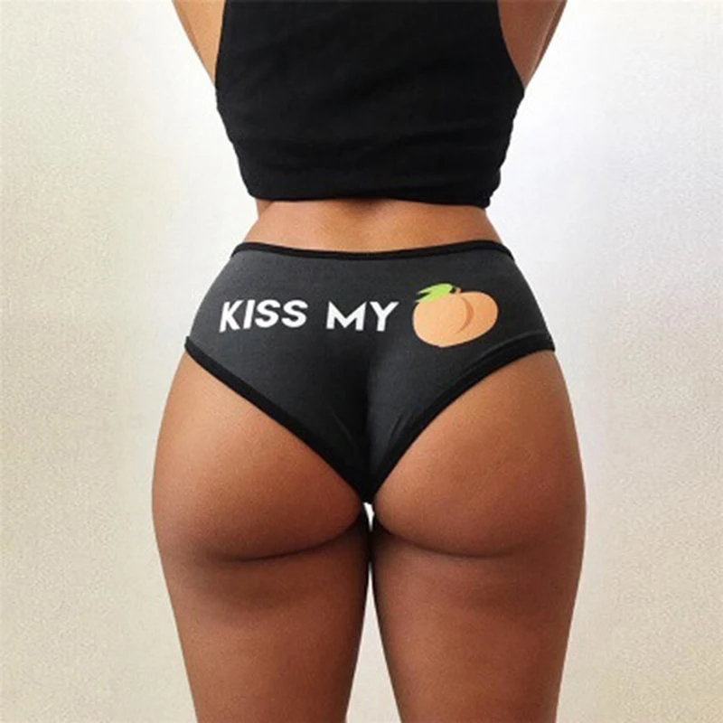 Lady Sexy Panties Mature Women Briefs All-Match Breathable Comfortable Panties Mutandine Kiss Me Peach Pattern Pantie
Lady Sexy Panties Mature Women Briefs All-Match Breathable Comfortable Panties Mutandine Kiss Me Peach Pattern Pantie