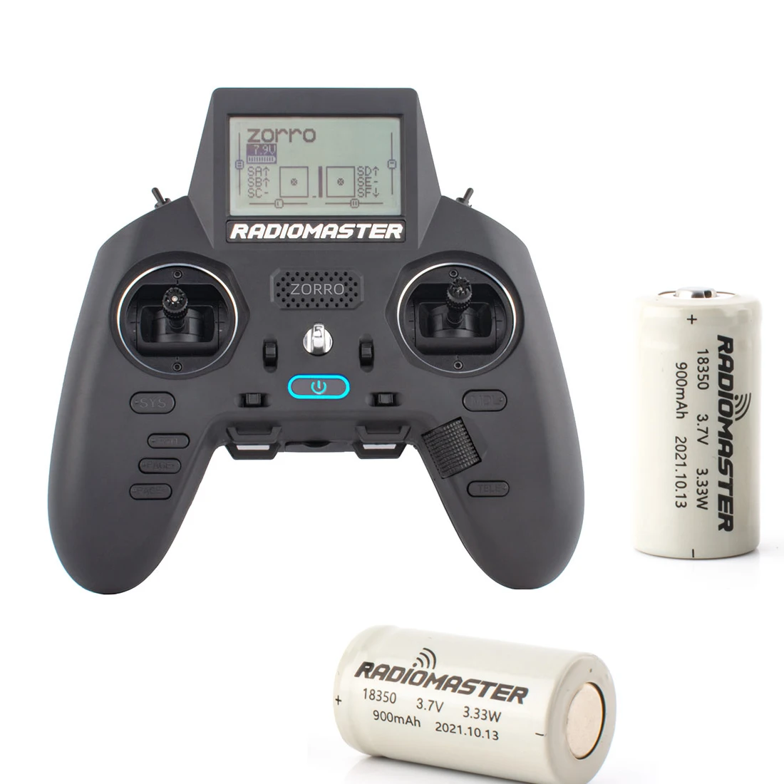 RadioMaster ZORRO High-Frequency Hall Handle Radio Control Multi-protocol ELRS Starter Set With Battery
RadioMaster ZORRO High-Frequency Hall Handle Radio Control Multi-protocol ELRS Starter Set With Battery
