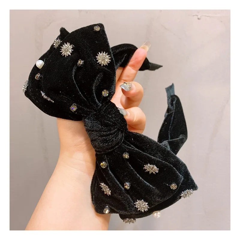 Retro Pearl Hairband Women Korea Dongdaemun Headband Girls Wild Go Out Pressure Hair Lead Headband akcesoria do wlosow