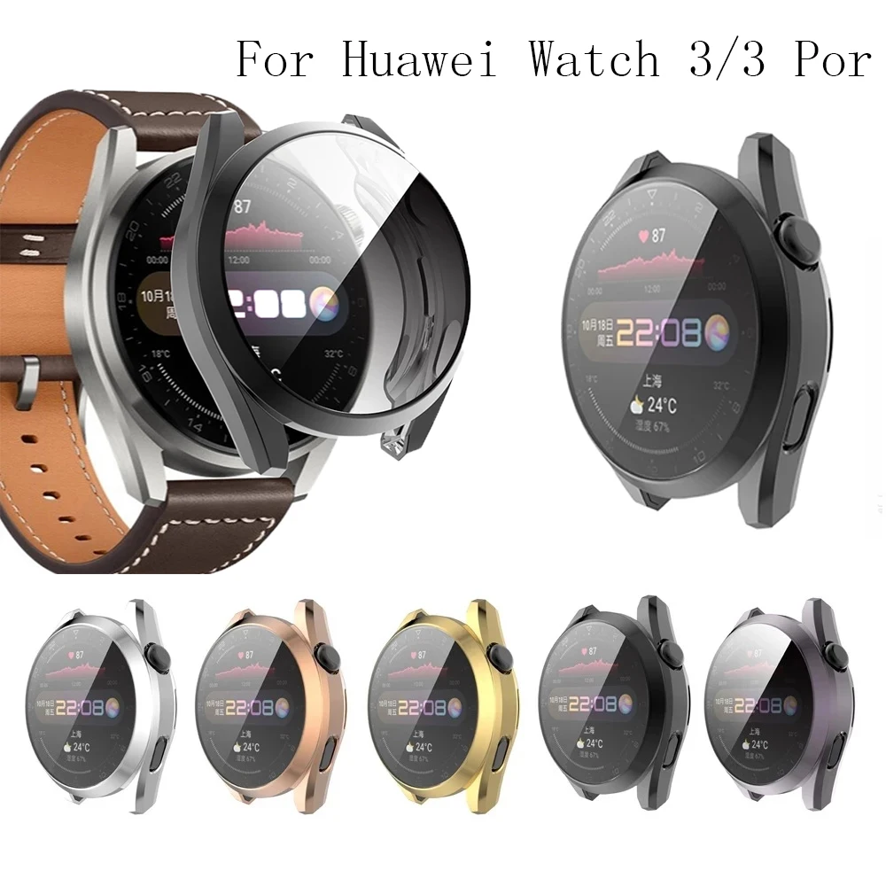 Watch Case Glass For Huawei Watch 3/3 Pro Soft TPU Case Full Coverage Protective Cover For Huawei watch 3 pro Screen Protector
Watch Case Glass For Huawei Watch 3/3 Pro Soft TPU Case Full Coverage Protective Cover For Huawei watch 3 pro Screen Protector