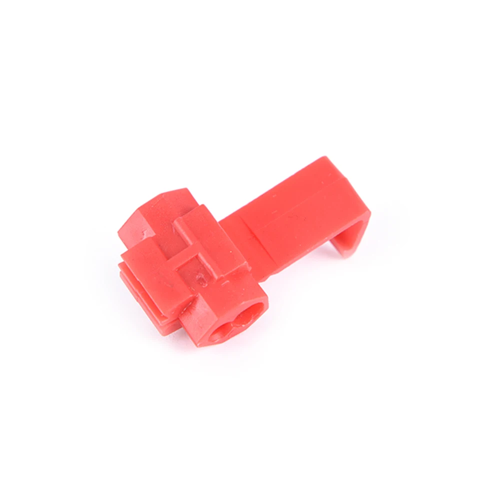 50PCS Lock Quick Splice Crimp Terminal 22-18 AWG Wire Connector For Wire Red color
50PCS Lock Quick Splice Crimp Terminal 22-18 AWG Wire Connector For Wire Red color
