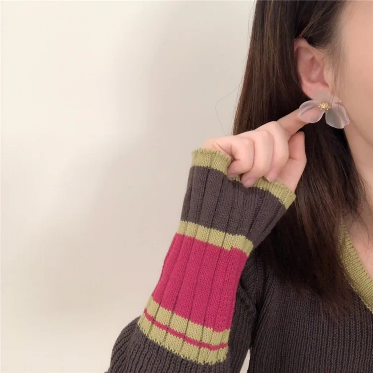 Korean White Coffee Color Shell Flower Petal Earrings For Women 2020 Spring New Statement Pendientes Trendy Jewelry
Korean White Coffee Color Shell Flower Petal Earrings For Women 2020 Spring New Statement Pendientes Trendy Jewelry