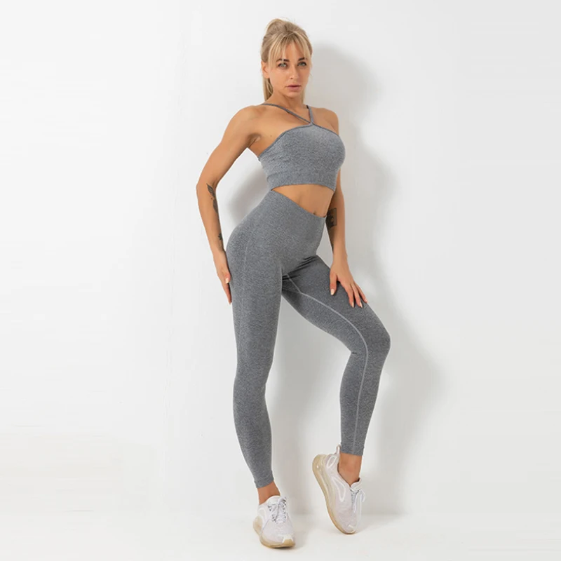 Comfortable Best Selling 2021 Women Gym Tights Push Up Leggings For Fitness Yoga Wear Two Pieces Set
Comfortable Best Selling 2021 Women Gym Tights Push Up Leggings For Fitness Yoga Wear Two Pieces Set