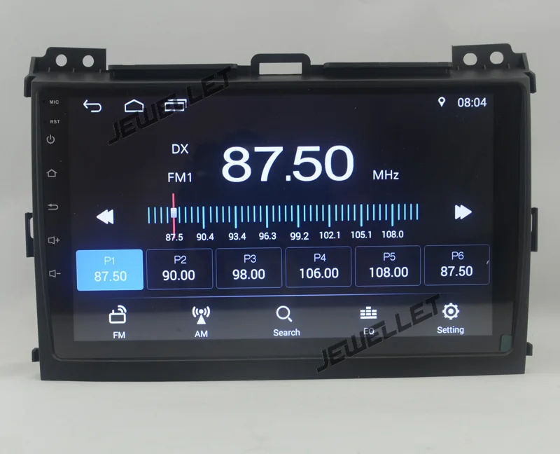 9" octa core 1280*720 QLED screen Android 10 Car multimedia GPS Navigation for Toyota Prado 2002-2009 with 4G/Wifi, DVR OBD
9" octa core 1280*720 QLED screen Android 10 Car multimedia GPS Navigation for Toyota Prado 2002-2009 with 4G/Wifi, DVR OBD