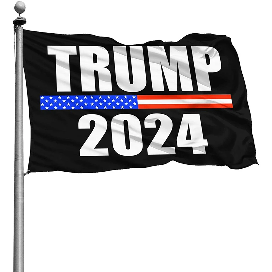 Custom 2024 Donald Trump Election Flag 90cmx150cm 100% Polyester Trump 2024 Banner For President USA Trump Supporters
Custom 2024 Donald Trump Election Flag 90cmx150cm 100% Polyester Trump 2024 Banner For President USA Trump Supporters