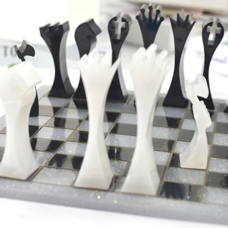2Pcs 3D Chess Pieces Resin Casting Molds Kit 3D Chess Checker Epoxy Mold Resin X7YA
2Pcs 3D Chess Pieces Resin Casting Molds Kit 3D Chess Checker Epoxy Mold Resin X7YA