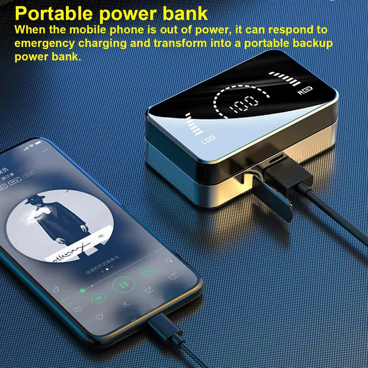 TWS Wireless Bluetooth Earphones with Charging Box Stereo Noise Reduction Sports Waterproof Earbuds Headsets With Microphone
TWS Wireless Bluetooth Earphones with Charging Box Stereo Noise Reduction Sports Waterproof Earbuds Headsets With Microphone