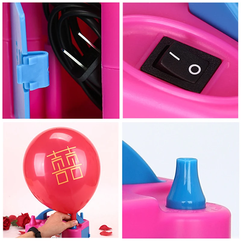 Queiting Portable 600w Electric Balloon Air Pumps Inflator Blower Two Nozzle Party for Party Wedding Birthday Decor K9St
Queiting Portable 600w Electric Balloon Air Pumps Inflator Blower Two Nozzle Party for Party Wedding Birthday Decor K9St