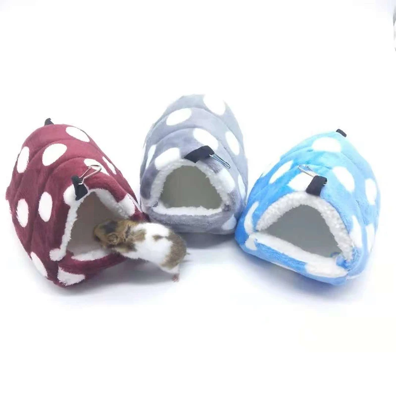 Pet Hamster Hammock Cage Winter Warm House Plush Soft Hanging Bed for Hamster Squirrel Little Mouse Mini Animal Living Nest 
Pet Hamster Hammock Cage Winter Warm House Plush Soft Hanging Bed for Hamster Squirrel Little Mouse Mini Animal Living Nest