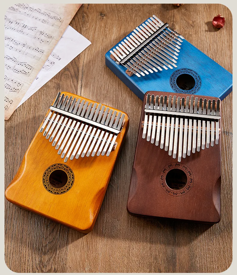 Zani kalimba 17 key high quality Mahogany wood music instrument thumb piano upgrade handguard musical machine Africa Gift New 
Zani kalimba 17 key high quality Mahogany wood music instrument thumb piano upgrade handguard musical machine Africa Gift New