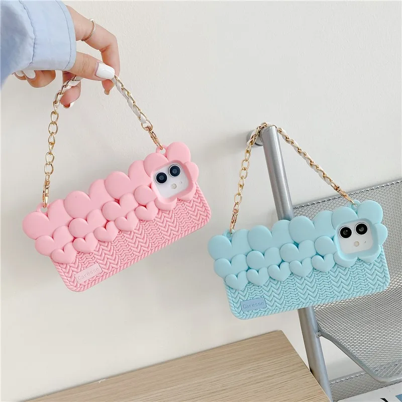 Fashion Heart Braid Chain Lanyard Female Soft Case For Iphone 11 12 Pro Max 7 8 Plus Xr X Xs Se 2020 Silicone Phone Cover Fundas
Fashion Heart Braid Chain Lanyard Female Soft Case For Iphone 11 12 Pro Max 7 8 Plus Xr X Xs Se 2020 Silicone Phone Cover Fundas
