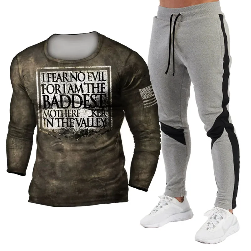 Men's suit casual sports suit digital printing men's clothing long-sleeved t-shirt plus size t-shirt trousers suit
Men's suit casual sports suit digital printing men's clothing long-sleeved t-shirt plus size t-shirt trousers suit