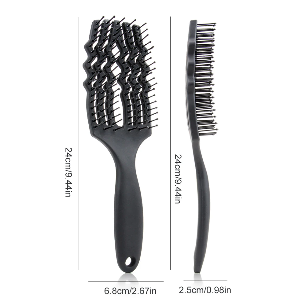 Curved Vented Professional Detangling Comb Portable Brush 6-Row Vent Bristle Comb with Non-Slip Handle Scalp Massager Shipping
Curved Vented Professional Detangling Comb Portable Brush 6-Row Vent Bristle Comb with Non-Slip Handle Scalp Massager Shipping