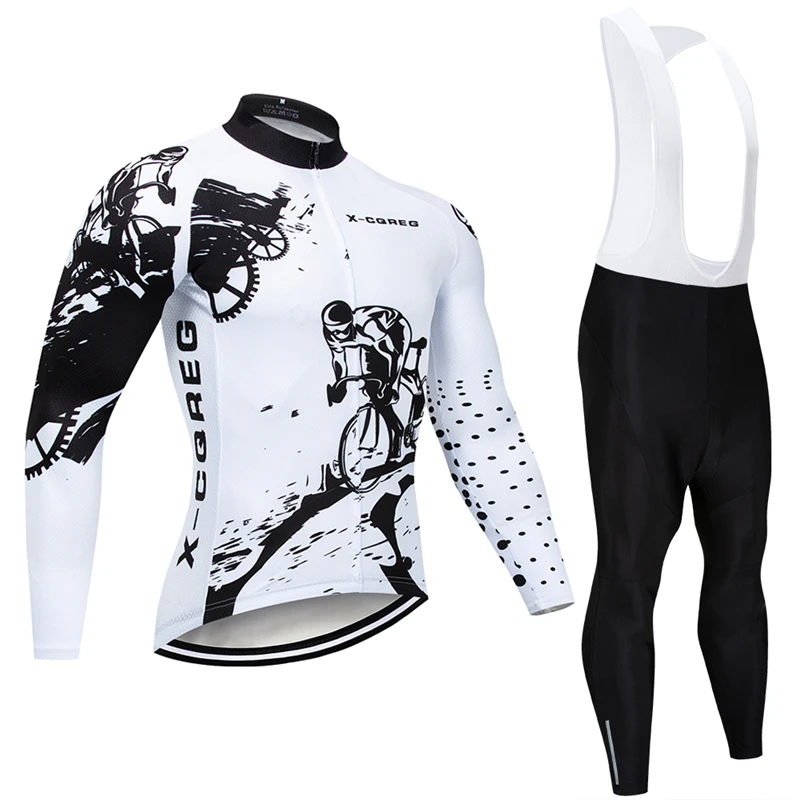 Cycling clothes men's long-sleeved shirt suit riding outdoor bicycle mountain bike suit bib pants suit
Cycling clothes men's long-sleeved shirt suit riding outdoor bicycle mountain bike suit bib pants suit